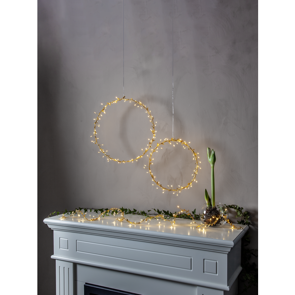 Ljusslinga Winny | 200cm | 60 lampor | guld [Star Trading] 729-54 501758 - 5