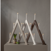 Ljusstake Albo | 5-arm | trä | brun [Star Trading] 214-63 501515 - 2