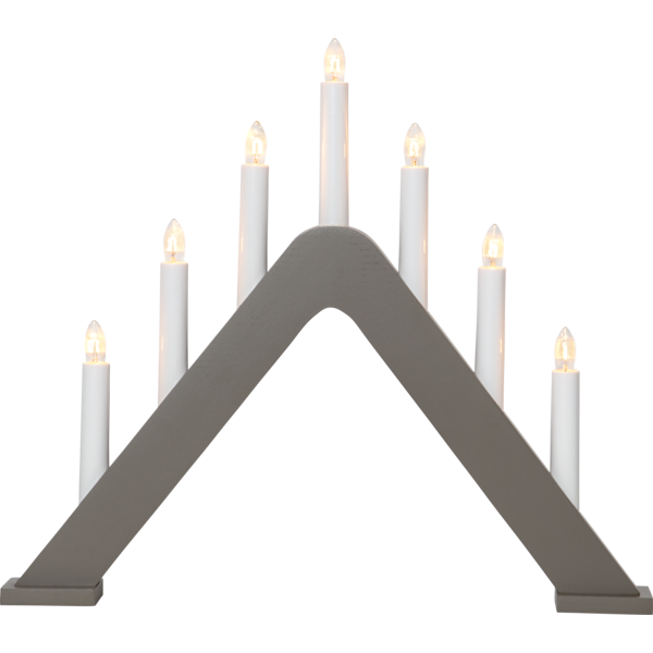 Ljusstake Jarve | 7-arm | trä | brun [Star Trading] 241-79 361426 - 1