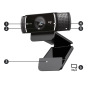 Logitech C922 Pro Stream Webbkamera, svart 960-001088 828115 - 3