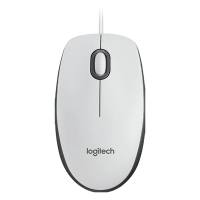 Logitech Datormus | USB-ansluten | vit | Logitech M100 $$ 910-005004 910-006764 828105