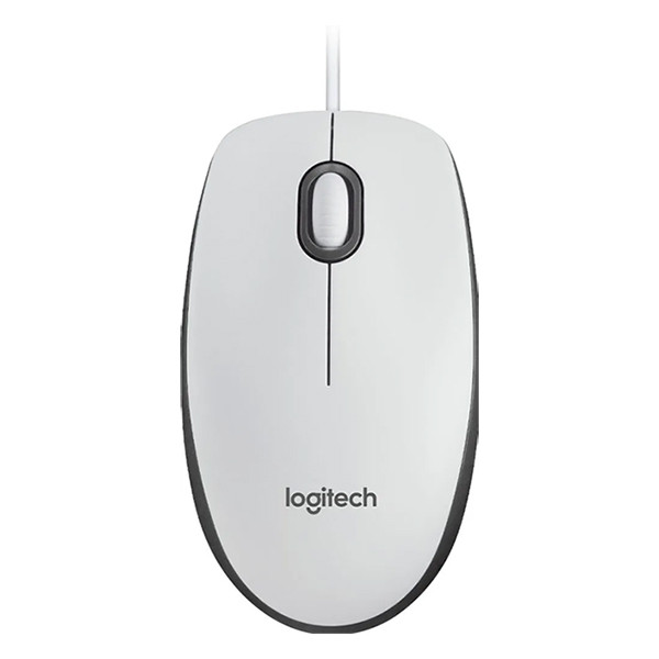 Logitech Datormus | USB-ansluten | vit | Logitech M100 910-005004 910-006764 828105 - 1