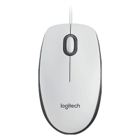 Logitech Datormus | USB-ansluten | vit | Logitech M100 910-005004 910-006764 828105