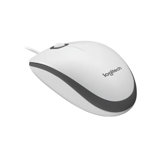 Logitech Datormus | USB-ansluten | vit | Logitech M100 910-005004 910-006764 828105 - 2