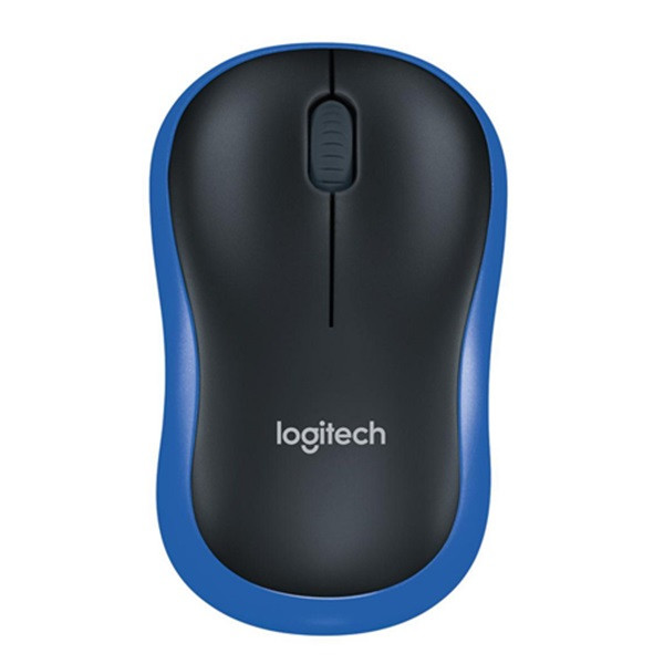 Logitech Datormus | trådlös | blå | Logitech M185 910-002239 828106 - 1