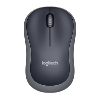 Datormus | trådlös | grå | Logitech M185