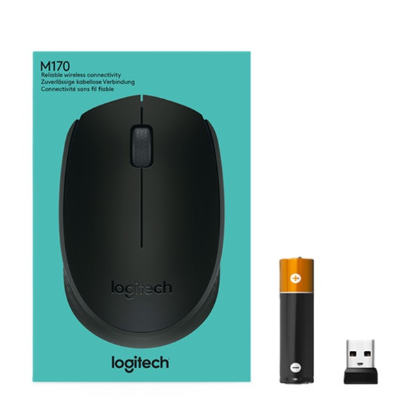 Logitech Datormus | trådlös | svart | Logitech B170 910-004798 828101 - 5