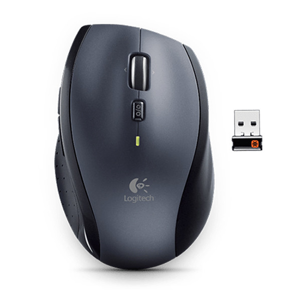 Logitech Datormus | trådlös | svart | Logitech M705 Marathon 910-001949 910-006034 828172 - 9