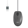 Datormus USB-ansluten | Logitech M100 | grå 828097 - 3