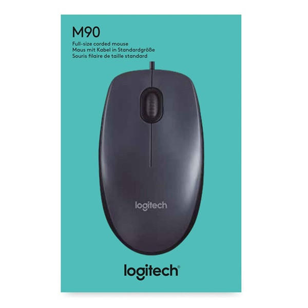 Datormus USB-ansluten | Logitech M90 | svart 828098 - 5
