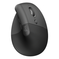 Logitech Datormus ergonomisk | trådlös | svart | Logitech Lift vertikal 910-006473 828204