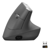 Logitech Datormus ergonomisk | trådlös | svart | Logitech MX Vertical Advanced (4 knappar) 910-005448 828142 - 3