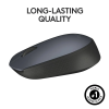 Datormus trådlös | Logitech M170 | grå 828096 - 6