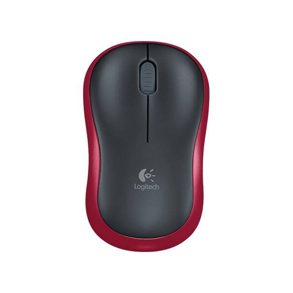 Datormus trådlös | Logitech M185 | röd 828102 - 1