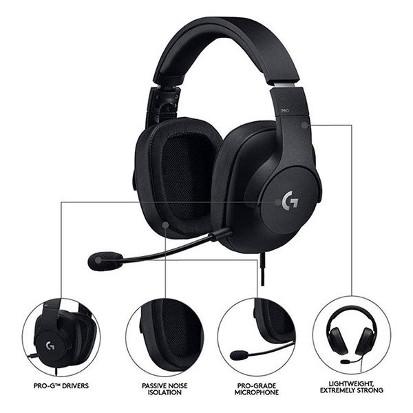 Gamingheadset | Logitech G Pro X 828167 - 7