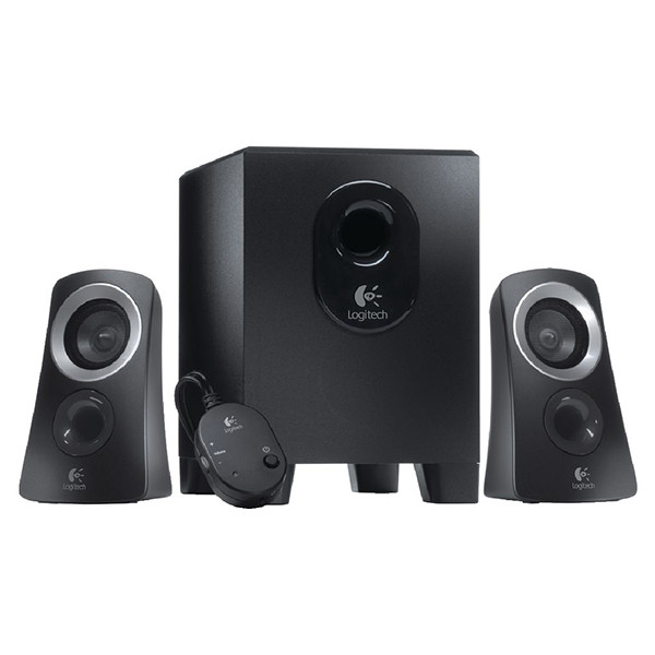 Logitech Högtalare och Subwoofer 3,5mm Aux | Logitech Z313 | svart 980-000413 828137 - 1