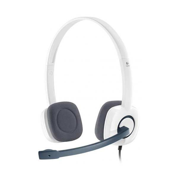 Logitech H150 Stereo Headset, vit 981-000350 828128 - 1
