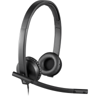 Logitech H570e USB-ansluten Stereo Headset 981-000575 828072