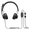 Logitech Headset | Logitech Zone Wired Microsoft Teams | svart 981-000870 828080 - 1