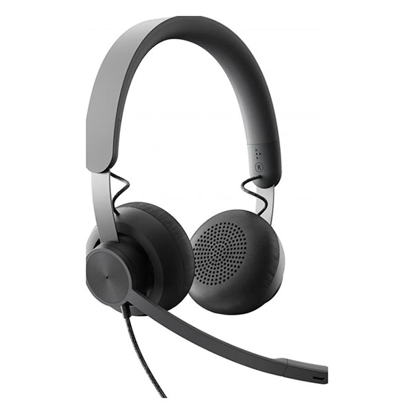 Logitech Headset | Logitech Zone Wired Microsoft Teams | svart 981-000870 828080 - 3