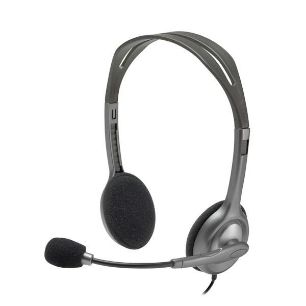 Headset 3,5mm | Logitech H110 Stereo | svart 828124 - 1