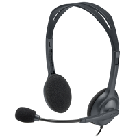 Headset 3,5mm | Logitech H111 Stereo | svart 828126