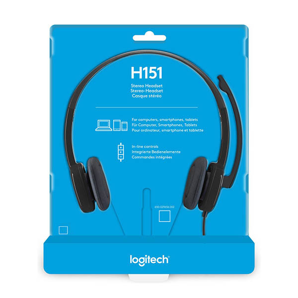 Headset 3,5mm | Logitech H151 Stereo | svart 404010 - 5