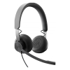 Logitech Headset UC med C925e webbkamera | Logitech Zone Wired | svart 991-000339 828083 - 2