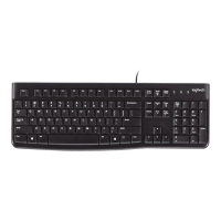 Logitech K120 Tangentbord, USB-ansluten, svart 828145