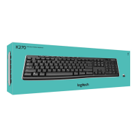 Tangentbord | trådlös | svart | Logitech K270 828147