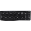 Tangentbord | trådlös | svart | Logitech K270 828147 - 1