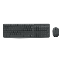 Logitech Tangentbord och mus | trådlös | svart | Logitech MK235 920-007921 828150