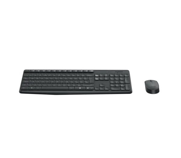 Logitech Tangentbord och mus | trådlös | svart | Logitech MK235 920-007921 828150 - 2