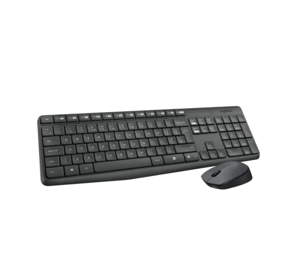 Logitech Tangentbord och mus | trådlös | svart | Logitech MK235 920-007921 828150 - 3