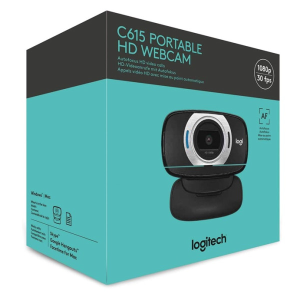 Webbkamera | Logitech C615 HD | svart 828122 - 7