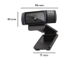 Webbkamera | Logitech C920 HD Pro | svart 828113 - 4
