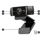 Webbkamera | Logitech C922 Pro Stream | svart 828115 - 3