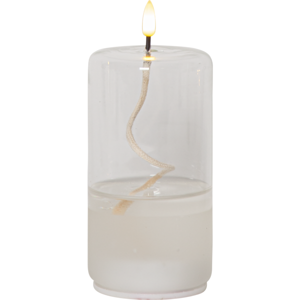 Lykta Flamme Float Cylinder | 17,5cm | vit [Star Trading] 061-29 501543 - 1
