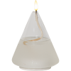 Lykta Flamme Float Kon | 15,5cm | vit [Star Trading] 061-30 501542 - 1
