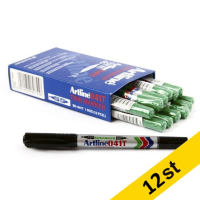 Märkpenna permanent 0.4-1.0mm | Artline 041T (2-i-1) | grön | 12st  360788