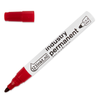 Märkpenna permanent 1.5mm - 3mm | 123ink | röd 301158