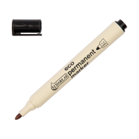 Märkpenna permanent 1 - 3mm | 123ink | svart | återvunnet plast 4-21001C 390593