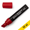 Märkpenna permanent 5.0mm - 14.0mm | 123ink | röd | 10st 300870 - 1