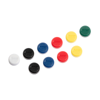 Magnet Ø15mm sorterade färger | 123ink 10st