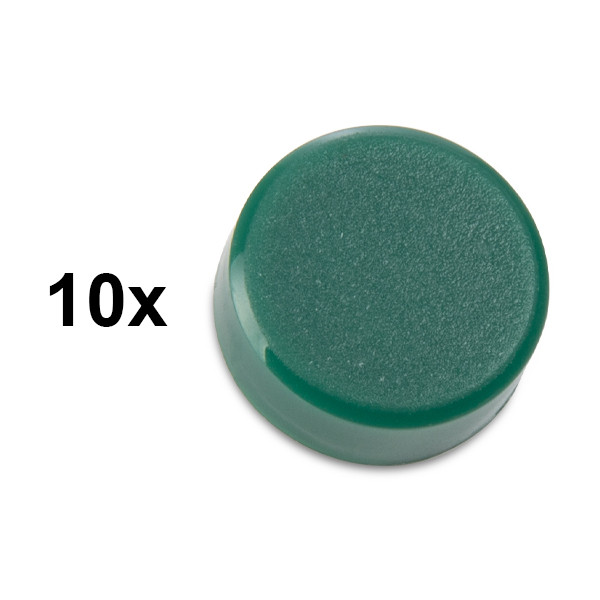 Magnet 15mm | 123ink | grön | 10st 6161555C 301256 - 1