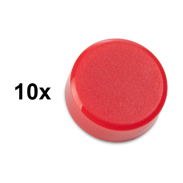 Magnet 15mm | 123ink | röd | 10st 6161525C 301254 - 1