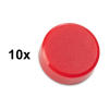 Magnet 15mm | 123ink | röd | 10st