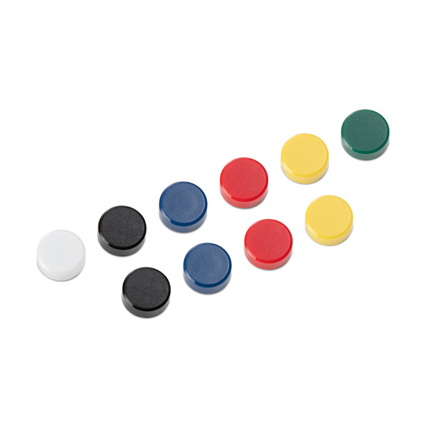 Magnet 15mm | 123ink | sorterade färger | 10st 6161599C 301258 - 1