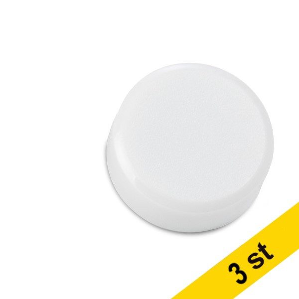 Magnet 15mm | 123ink | vit | 10st x3  301287 - 1