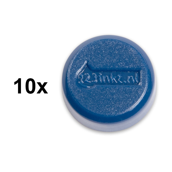 Magnet 15mm blå | 123ink 10st 301253 - 1